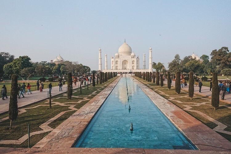 Isabel´s favorite picture from India: the beautiful Taj Mahal